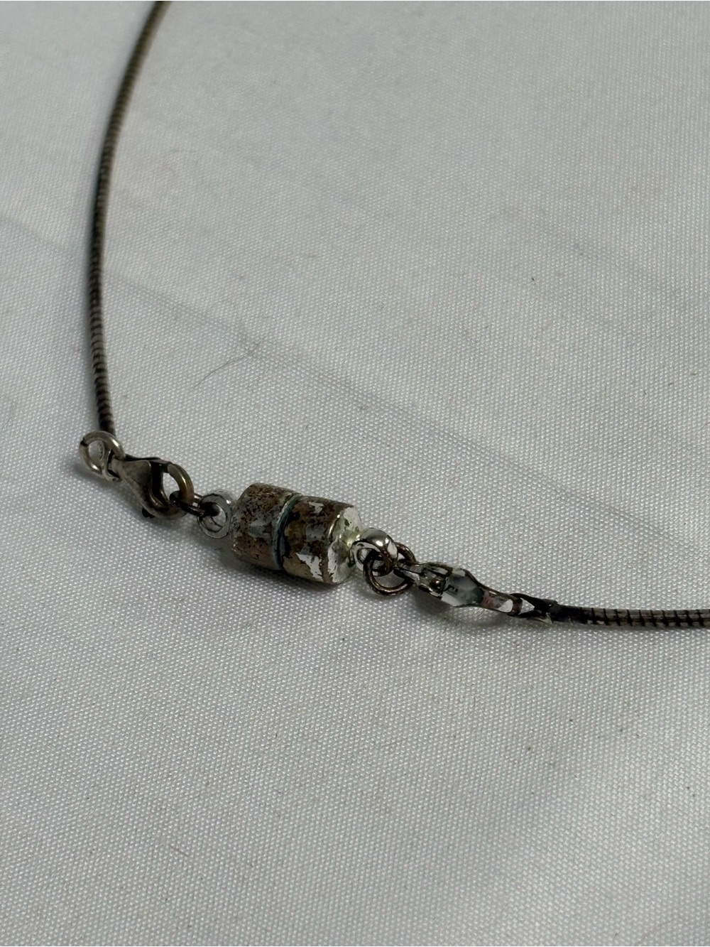 Sterling Silver Black Onyx Oval Pendant Necklace - Picture 5 of 9